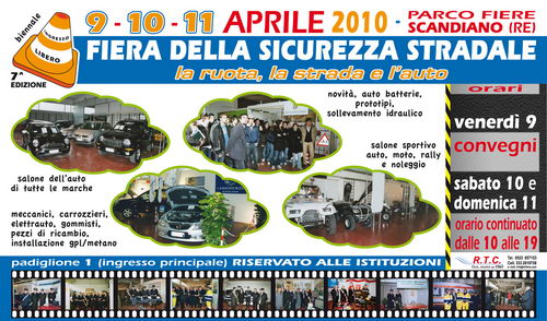 Fiera della sicurezza stradale - Scandiano, 9-10-11- aprile 2010